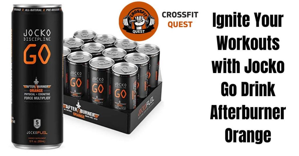 Jocko Go Drink Afterburner Orange