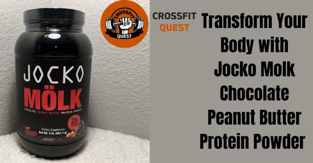Jocko Molk Chocolate Peanut Butter Protein Powder